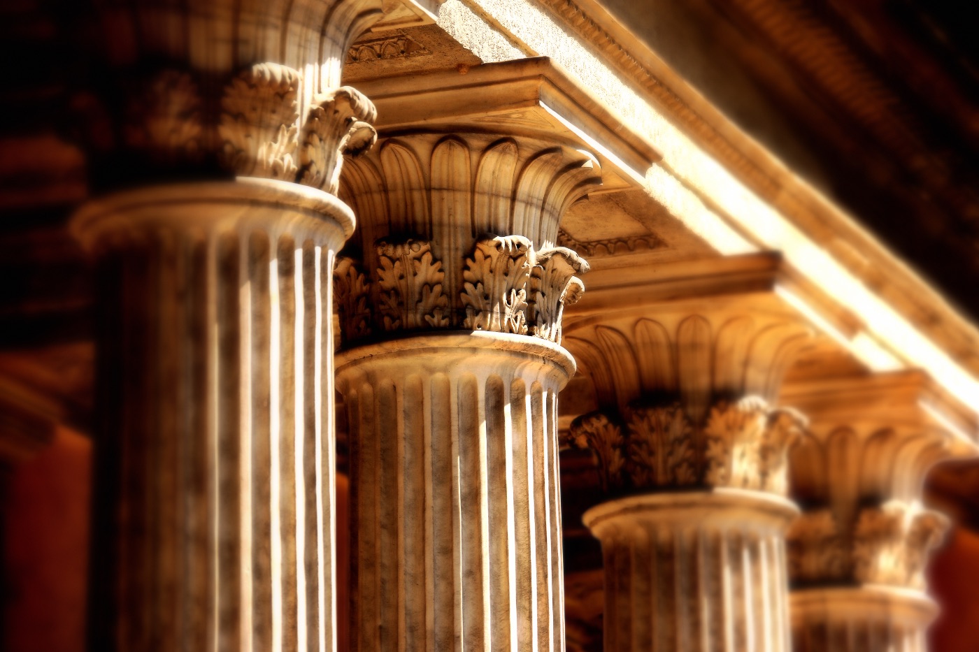 Columns in the light